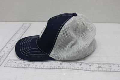Pacific Headwear Flexfit Mesh Trucker Cap Tigers Navy White Youth 6 3/8 - 6 7/8 - Thumbnail 2