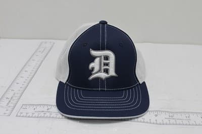 Pacific Headwear Flexfit Mesh Trucker Cap Tigers Navy White Youth 6 3/8 - 6 7/8 - Image 1