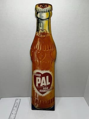RARE SCARCE PAL ADE SODA ADVERTISING SODA SIGN - Image 1