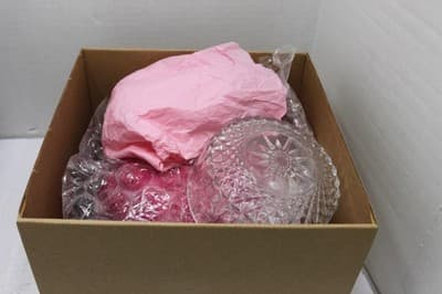 ARCOROC FRANCE 7 Pc Salad Set Bowls Starburst Diamond Glass Durand Cavalier VTG - Thumbnail 5