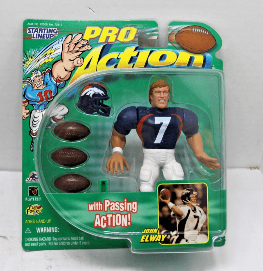 1999 John Elway DENVER BRONCOS NFL Pro Action Figure Starting Lineup Collectible - Image 1