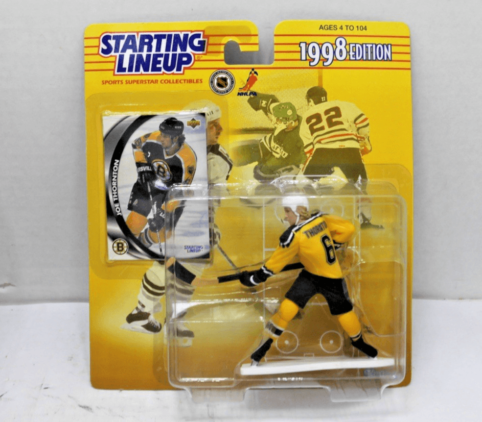 1998 Starting Lineup Joe Thornton Boston Bruins Action Figure New - Image 1