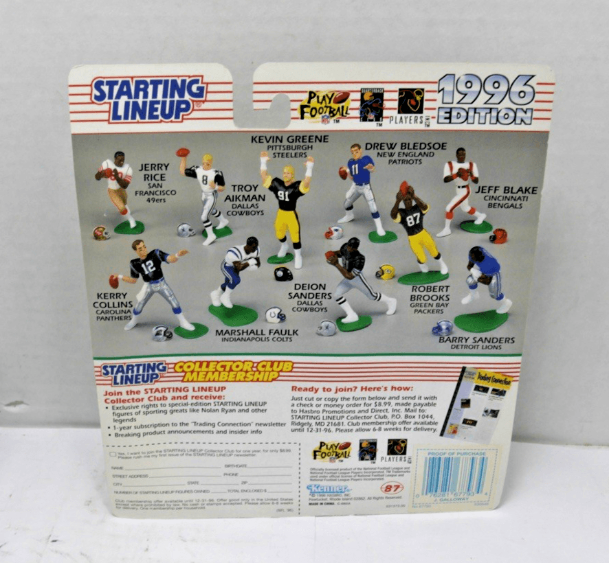 JOEY GALLOWAY Seattle Seahawks NFL 1996 Kenner Starting Lineup Football Figure - Thumbnail 2