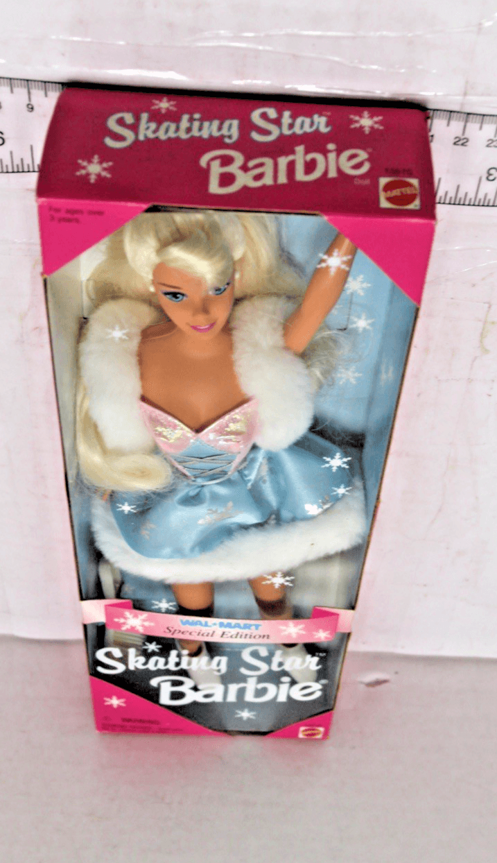 NEW SKATING STAR WALMART SPECIAL EDITION BARBIE 1995 NIB NRFB #15510 - Image 1