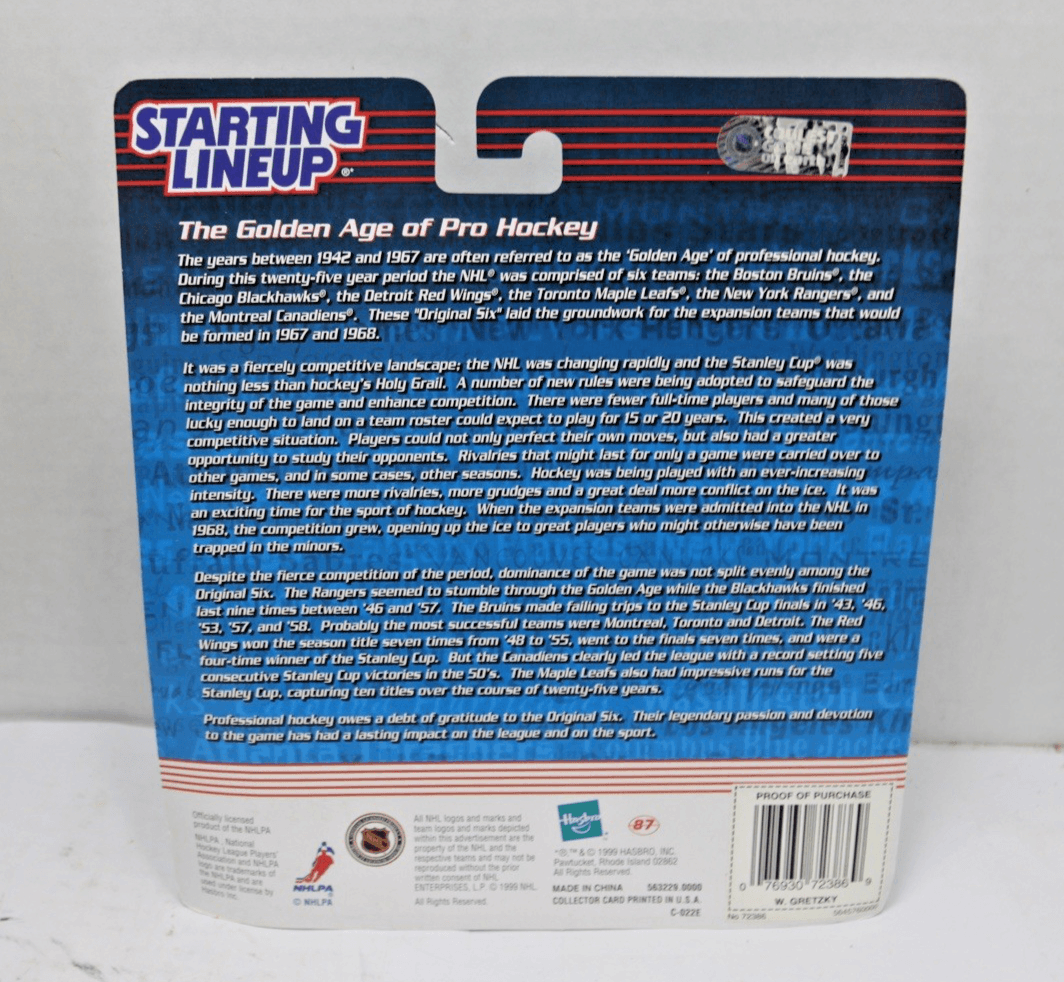1999 STARTING LINEUP NHL WAYNE GRETZKY NEW YORK RANGERS - Thumbnail 2
