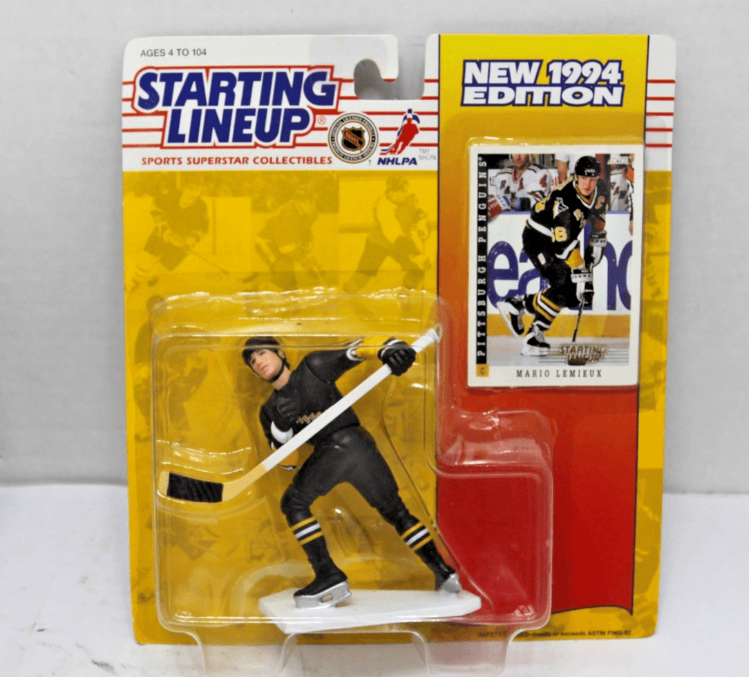 Starting LineUp Mario Lemieux Pittsburgh Penguins Hockey 1994 Action Figure NHL - Image 1