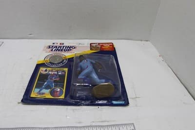 1991 Kenner Starting Lineup Figure Delino DeShields Montreal Expos W/Coin - Thumbnail 4