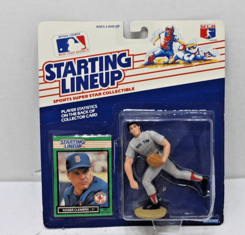 1989 Kenner Starting Lineup MLB Boston Red Sox Roger Clemens Figure - Image 1