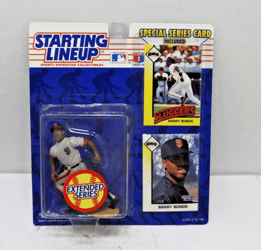 1993 STARTING LINEUP BARRY BONDS EXTENDED FIGURE AND CARDS NEW IN PACKAGE - Image 1