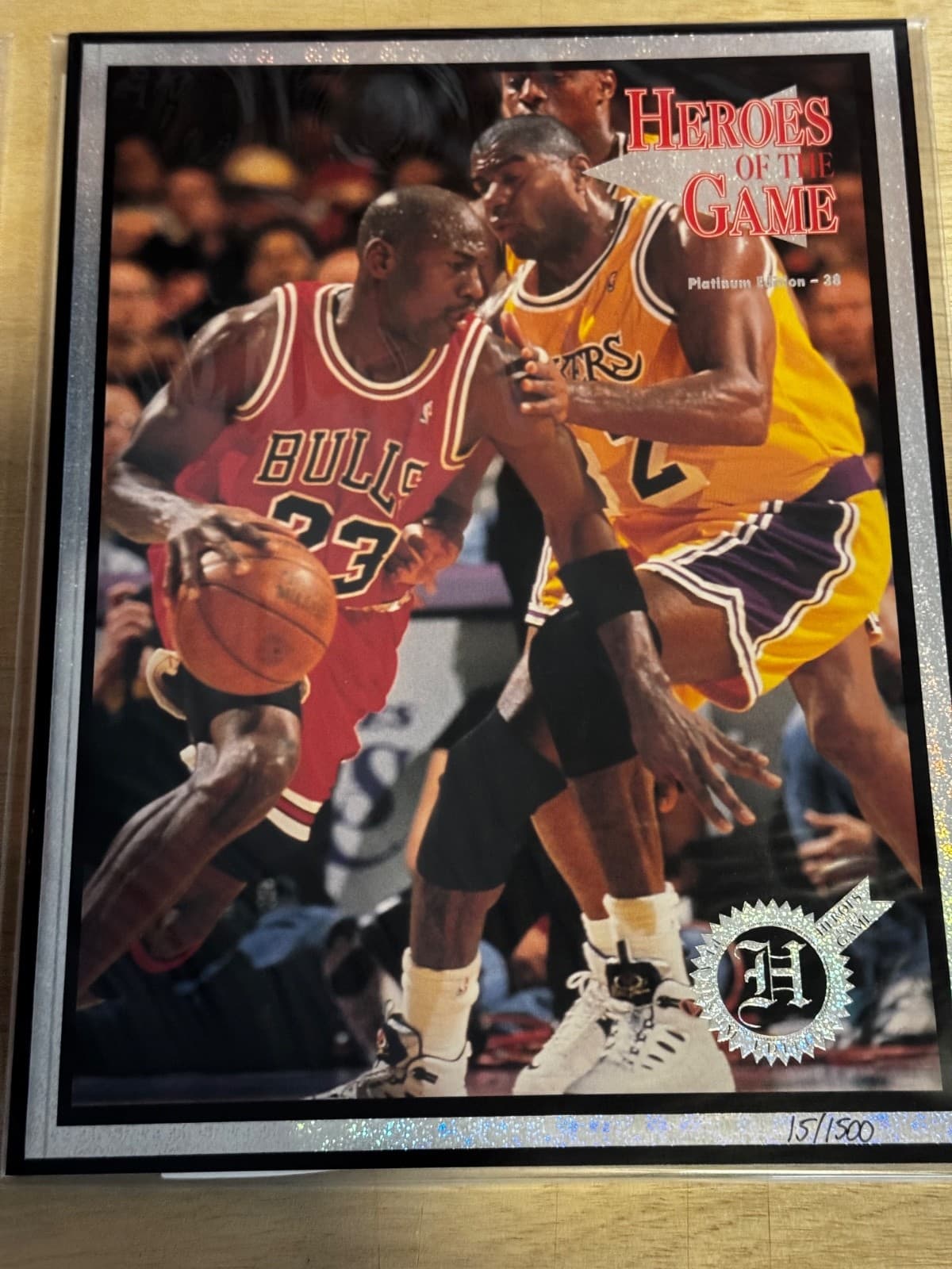 Heros of The Game Michael Jordan #29 15/7500 & 15/1500 Rare Vintage - Thumbnail 3