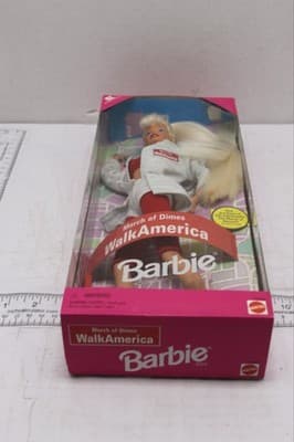 Mattel 18506 March of Dimes WalkAmerica Barbie Doll [1997] NIB - Thumbnail 4