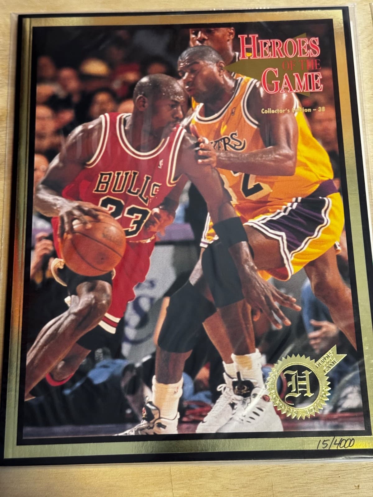 Heros of The Game Michael Jordan #29 15/7500 & 15/1500 Rare Vintage - Thumbnail 4