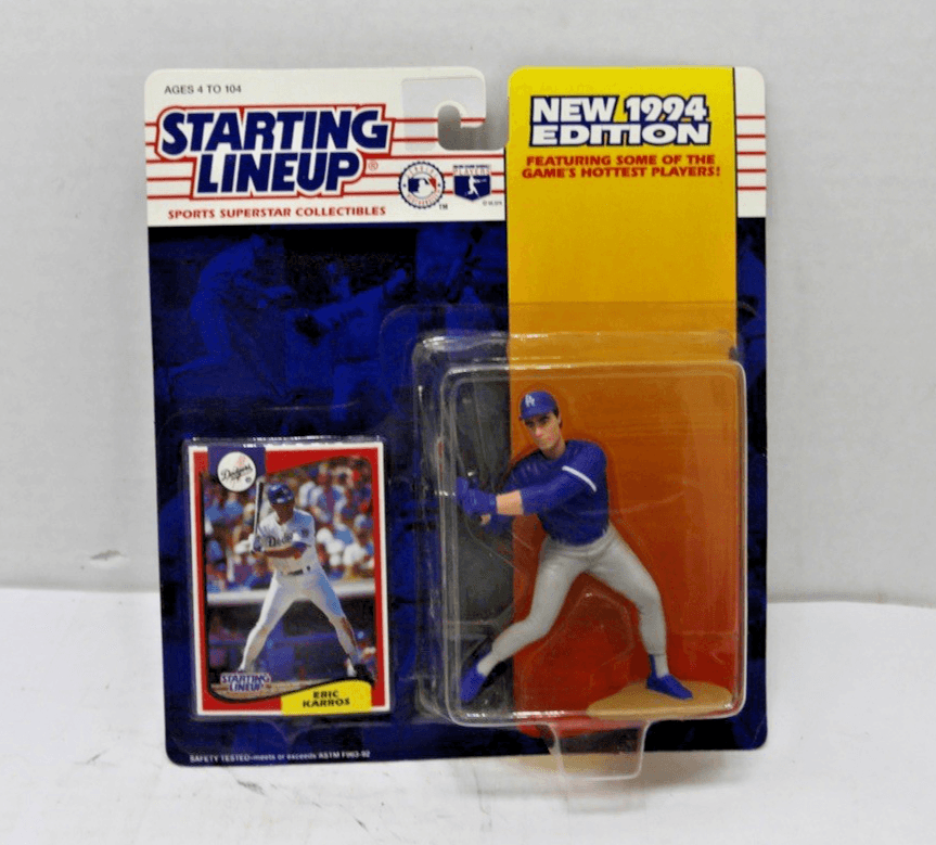 Eric Karros--Los Angeles Dodgers--1994 Kenner Starting Lineup Action Figure - Image 1