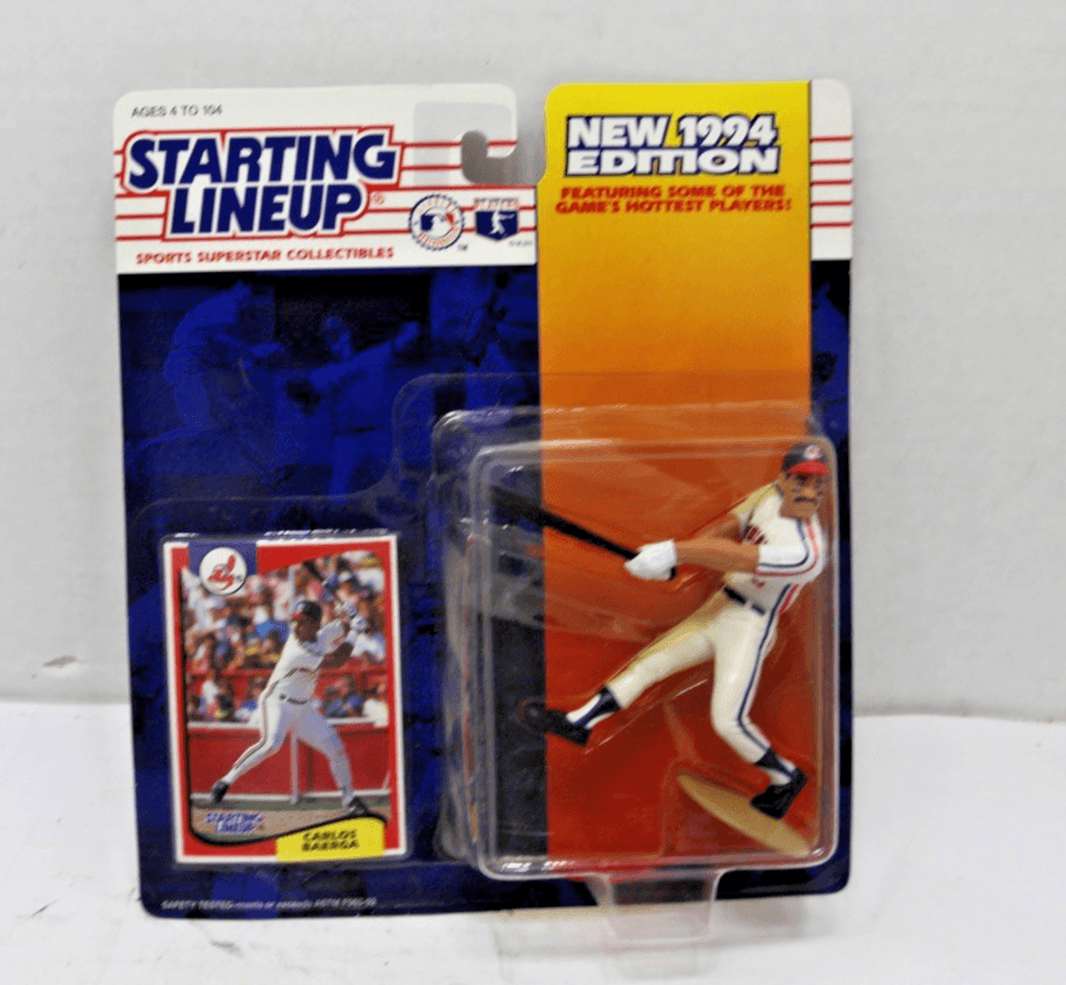 Starting Lineup SLU 1994 Carlos Baerga Cleveland Indians Baseball Sports Figure - Image 1