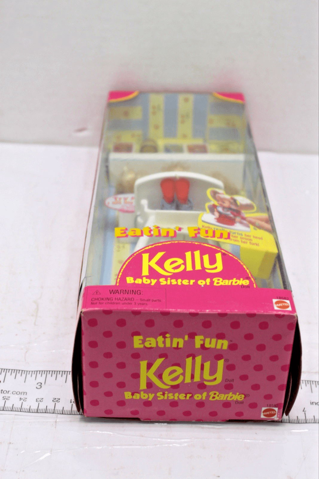 1997 Mattel Eatin' Fun Kelly - Baby Sister of Barbie #18582 NRFB - Thumbnail 4