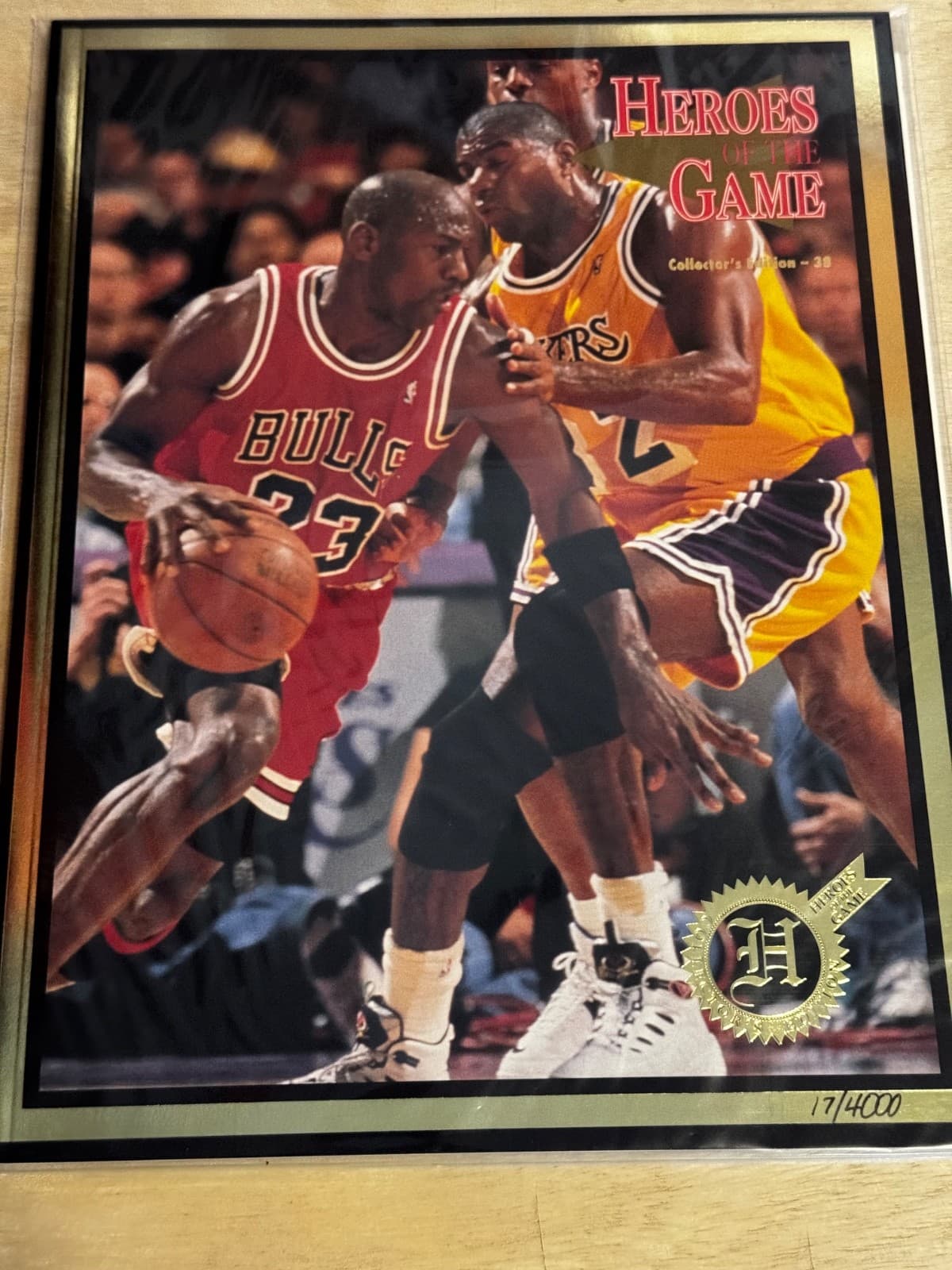 Heros of The Game Michael Jordan #29 17/7500 & 17/1500 Rare Vintage - Thumbnail 4