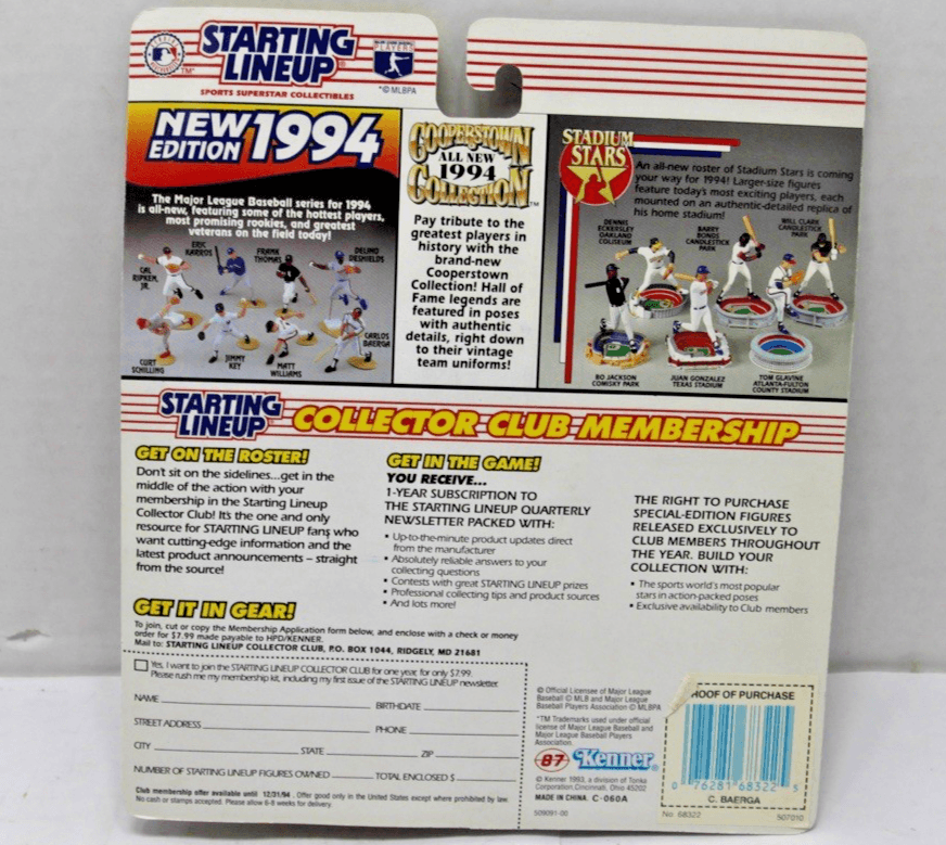 Starting Lineup SLU 1994 Carlos Baerga Cleveland Indians Baseball Sports Figure - Thumbnail 2