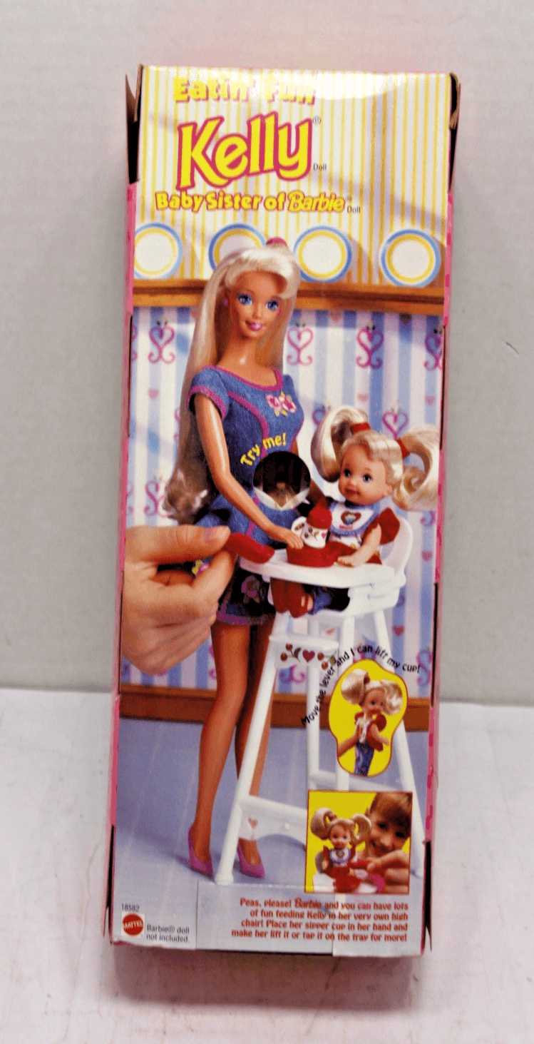 1997 Mattel Eatin' Fun Kelly - Baby Sister of Barbie #18582 NRFB - Thumbnail 2