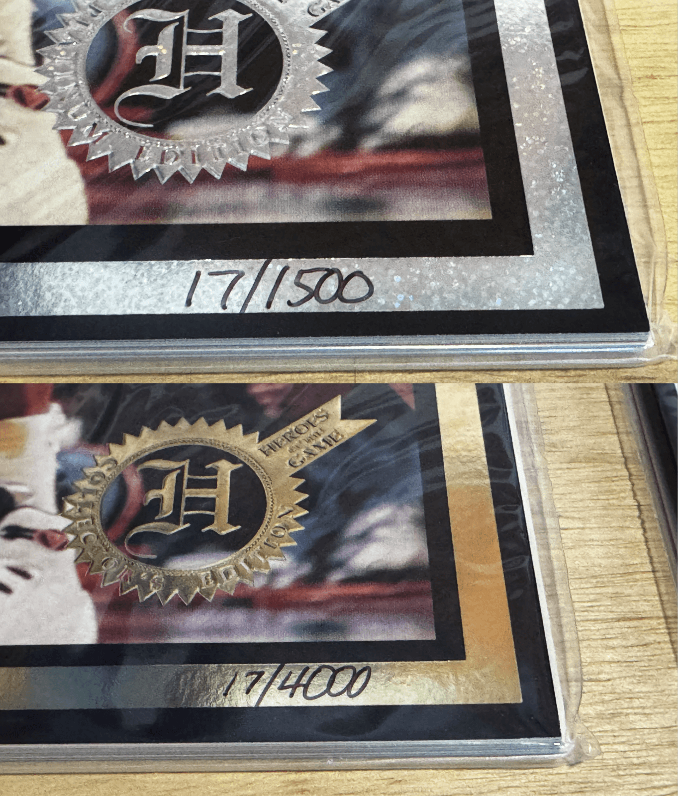 Heros of The Game Michael Jordan #29 17/7500 & 17/1500 Rare Vintage - Thumbnail 2