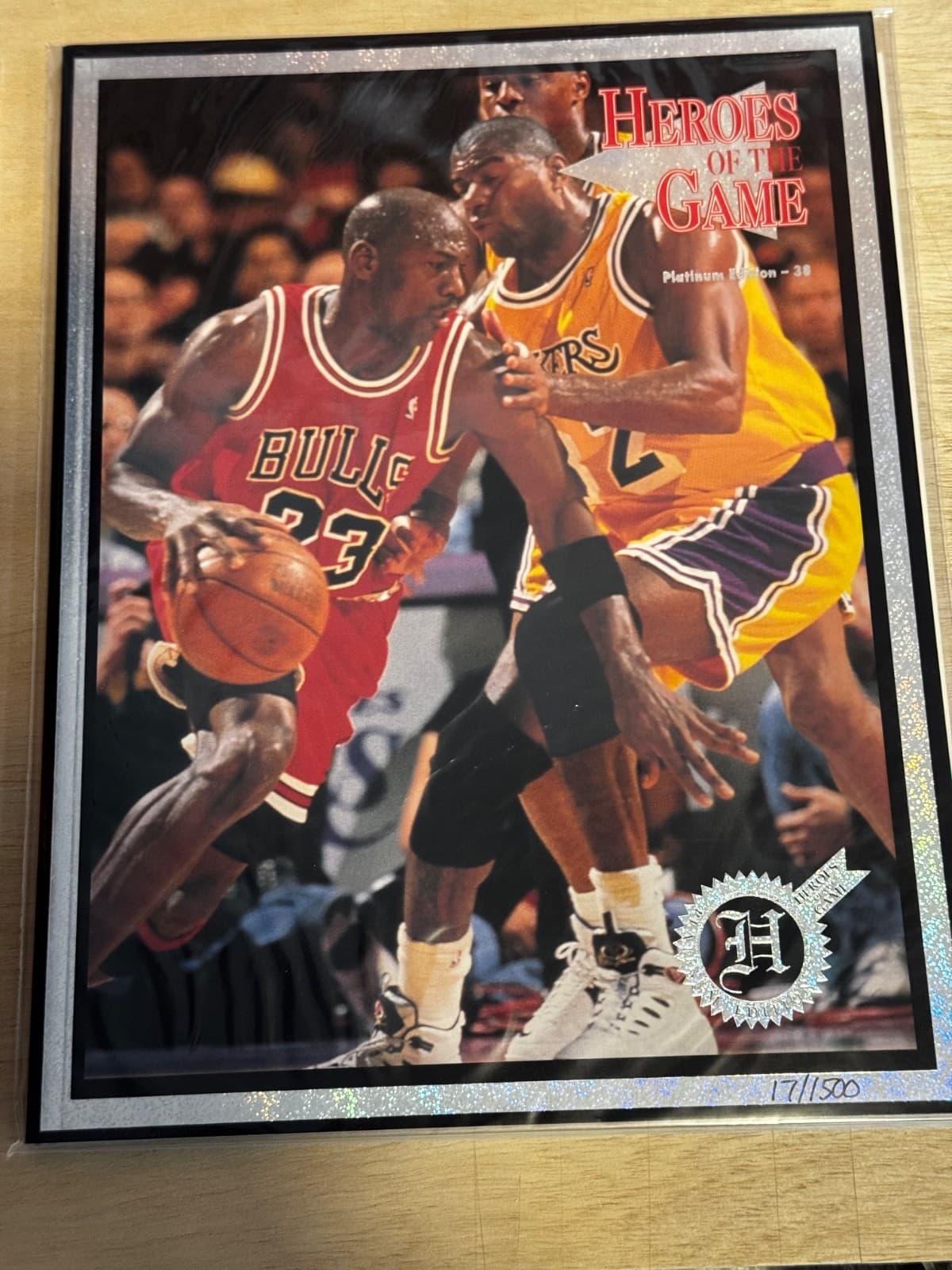 Heros of The Game Michael Jordan #29 17/7500 & 17/1500 Rare Vintage - Thumbnail 3