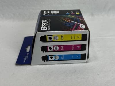 Genuine Epson 702 Black, Cyan, Magenta, Yellow Ink Cartridges Combo Pack 2/2026 - Thumbnail 7