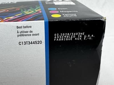 Genuine Epson 702 Black, Cyan, Magenta, Yellow Ink Cartridges Combo Pack 2/2026 - Thumbnail 5