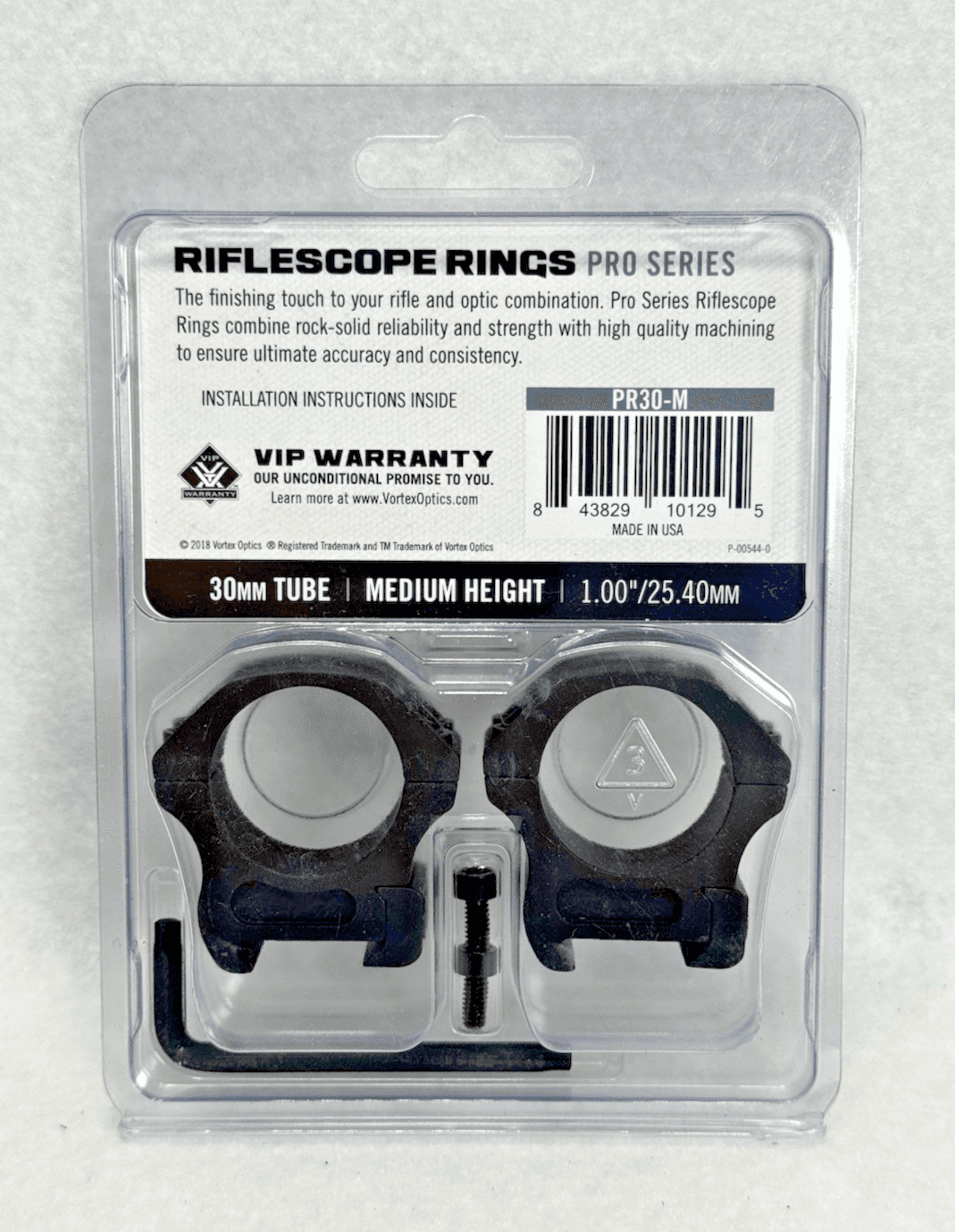 Vortex Optics Pro Series 30mm High Height Riflescope Rings 1.26"/32.00mm - Thumbnail 2