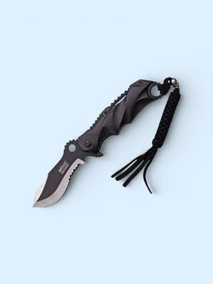 MTECH USA MT-A808 Series Assisted Opening Folding Knife, Two-Tone Half-Serrated - Thumbnail 3