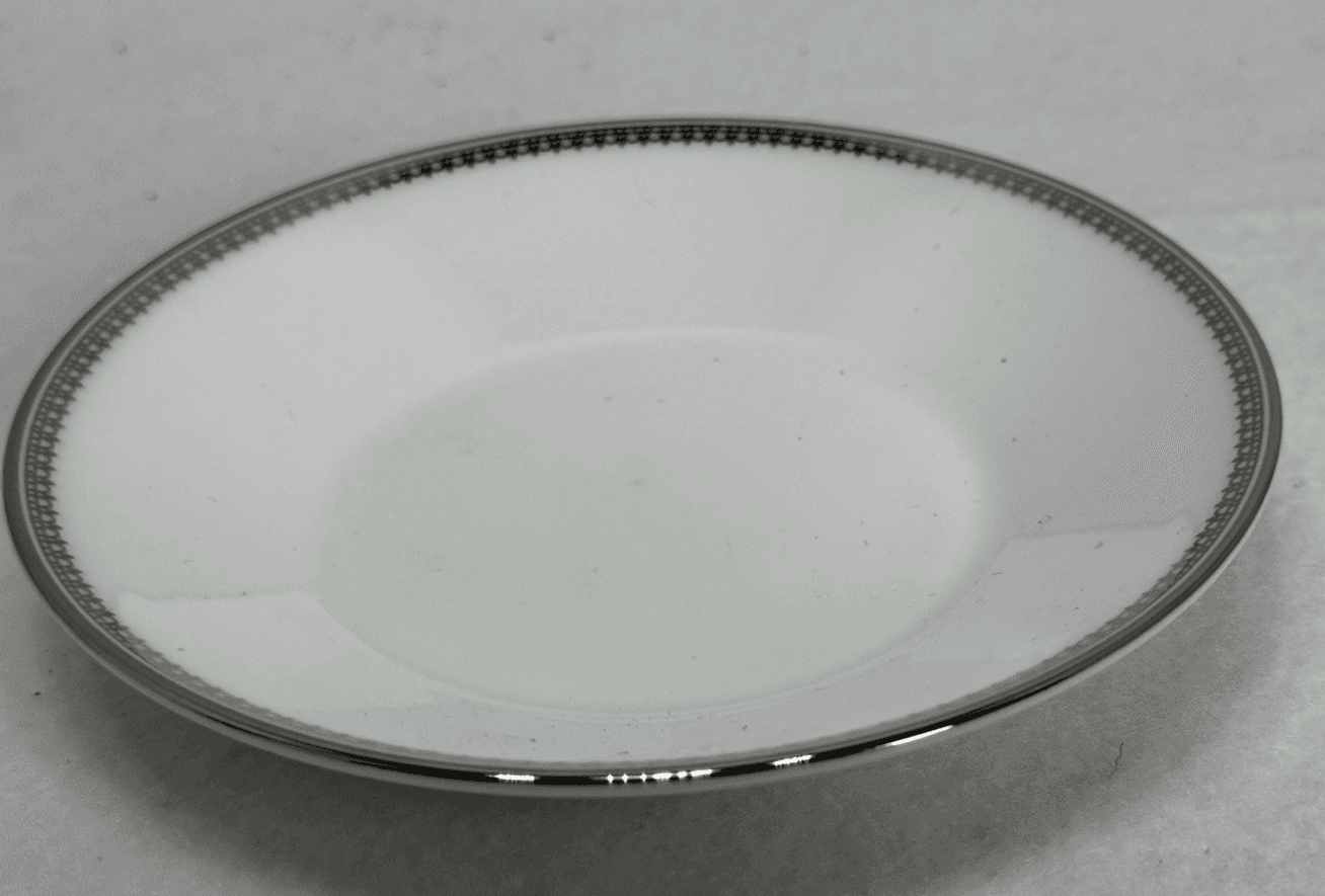 Vera Wang Wedgwood Grosgrain Platinum 5.5" Saucer Fine Bone China - Thumbnail 4