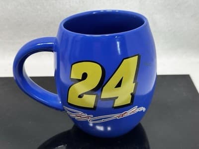 NASCAR Racing Jeff Gordon #24 ~18 Oz Jumbo Blue Coffee Mug Hendrick Motorsports - Thumbnail 2