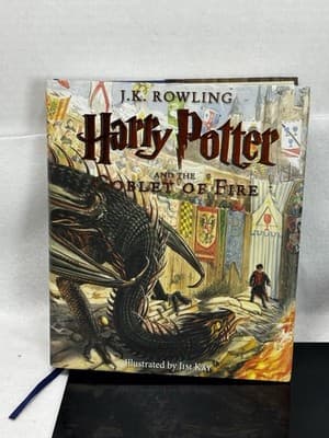 Harry Potter and the Goblet of Fire: Illustrated Edition Hardcover Jim Kay - Image 1