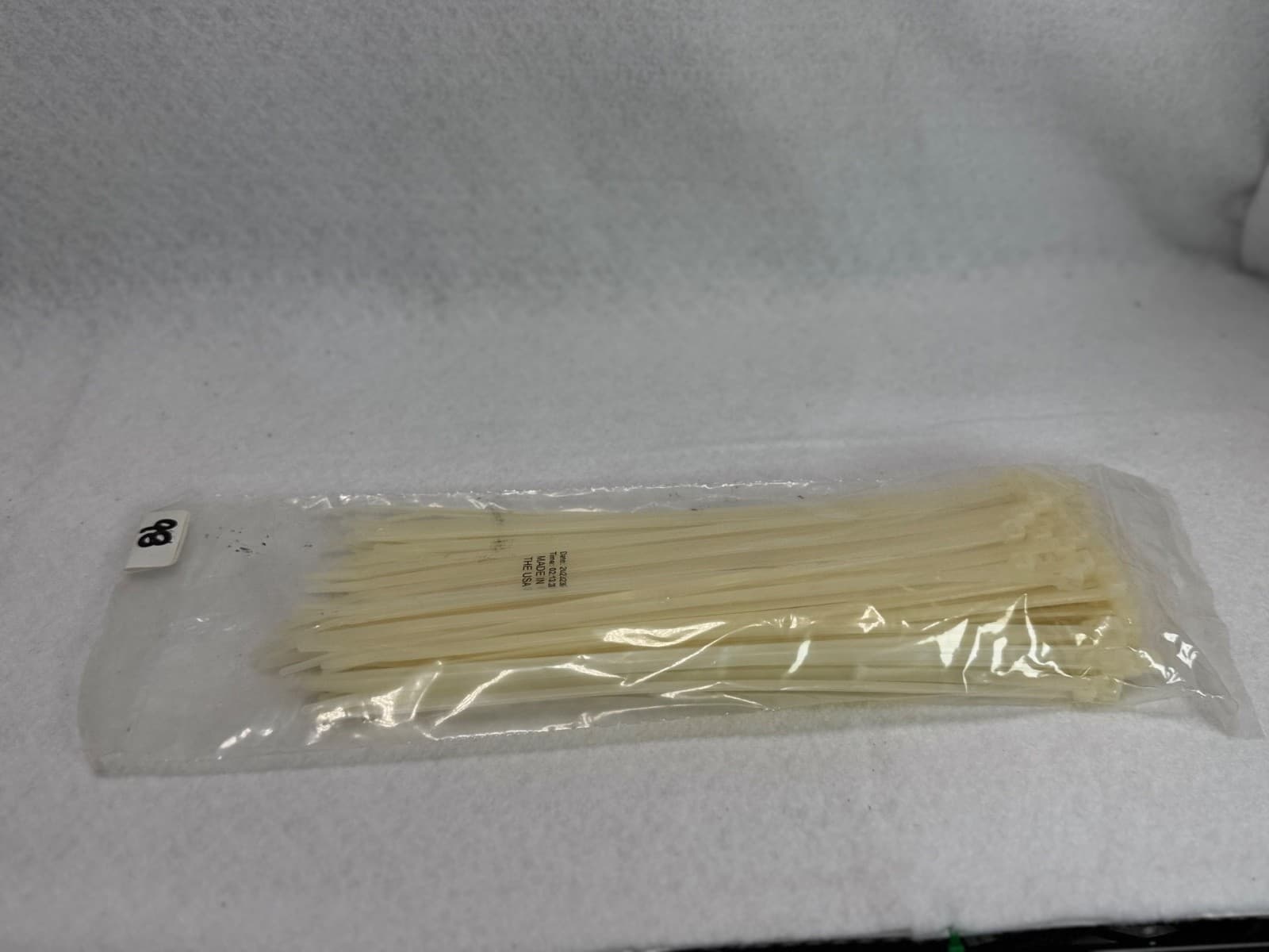 100 NATURAL 11" Inch Extreme Cold Weather Nylon Cable Wire Wrap Zip Ties 50 LBS - Thumbnail 3
