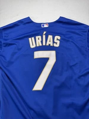 Los Angeles Dodgers Nike Jersey Urias Men's Size Medium World Series Gold New - Thumbnail 12