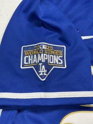 Los Angeles Dodgers Nike Jersey Urias Men's Size Medium World Series Gold New - Thumbnail 10