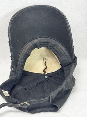 Studded Black Baseball CAP Hat Used - Thumbnail 3