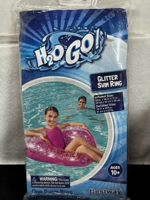 New Bestway Tie Dye Swim Tube 36”Inflatable Pool Float Ring Adult Beach Lake - Image 1