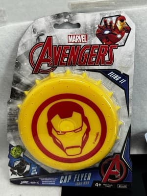 Marvel Avengers Cap Flyers Toy Lot Of 4 Full Complete Set Summer Pool Toys - Thumbnail 4