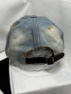 Jean Cap With Rhinestone Decor Adjustable Womens - Thumbnail 2