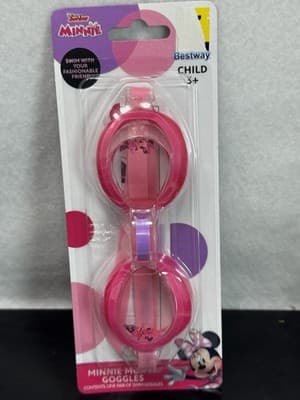 DISNEY MINNIE MOUSE SWIM GOGGLES AGES 4 AND UP - Image 1