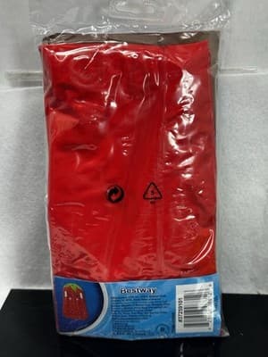 (NEW) H20 G0 Strawberry Surf Buddy Rider, Ages 3+, Inflated Size: 32"×18.5"×5".. - Thumbnail 2