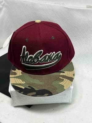 Alabama “ALABAMA” Camo & Burgundy Snap-Back Hat – UNISEX College Team Cap - Image 1