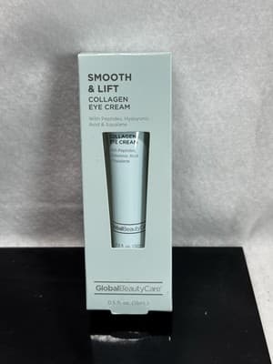 Global Beauty Care Smooth Lift Collagen Eye Cream with Peptides Beauty New-0.5oz - Image 1
