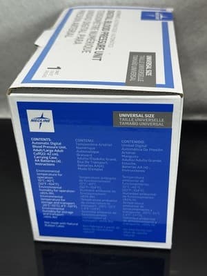 MEDLINE DIGITAL BLOOD PRESSURE UNIT UNIVERSAL SIZE - AUTOMATIC - NEW IN BOX - Thumbnail 4