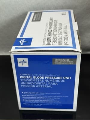 MEDLINE DIGITAL BLOOD PRESSURE UNIT UNIVERSAL SIZE - AUTOMATIC - NEW IN BOX - Thumbnail 3