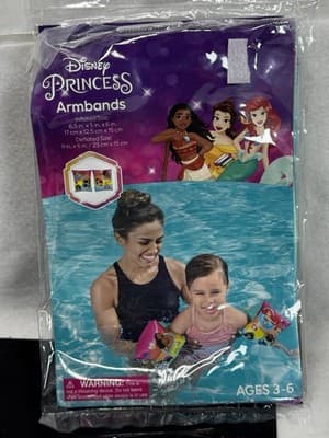 2 PK Disney Princess Swim Bundle Armbands-Swim Tube. Fun In The Sun 3+ - Thumbnail 3