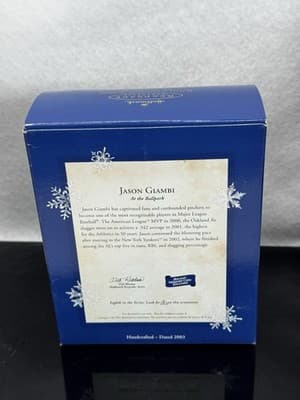 2003 Jason Giambi At The Ballpark Hallmark Keepsake Ornament MLB NY Yankees - Thumbnail 2