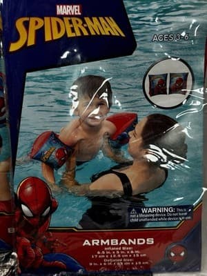 4 Bestway Marvel Spiderman Junior Beach Ball Tube Arm Bands Goggles Ages 3+ New - Thumbnail 2