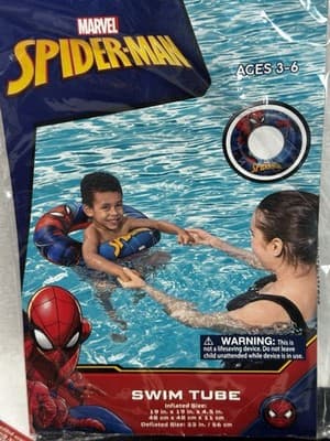 4 Bestway Marvel Spiderman Junior Beach Ball Tube Arm Bands Goggles Ages 3+ New - Thumbnail 4