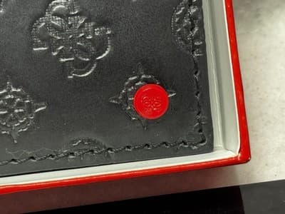 Guess leather Wallet RFID Mens Black New - Thumbnail 2
