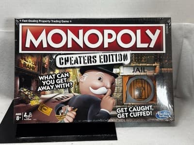 New -sealed- Monopoly Cheater's Edition Board Game by Hasbro - Image 1